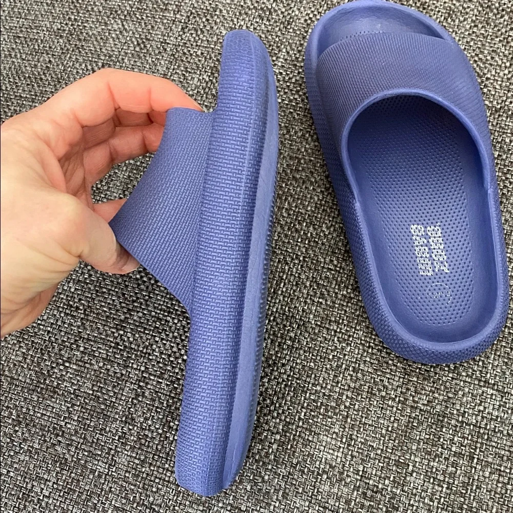 ⭐️ Kids Capelli New York Wave Zone Navy Cloud Slides Sandals, Little Kids 12